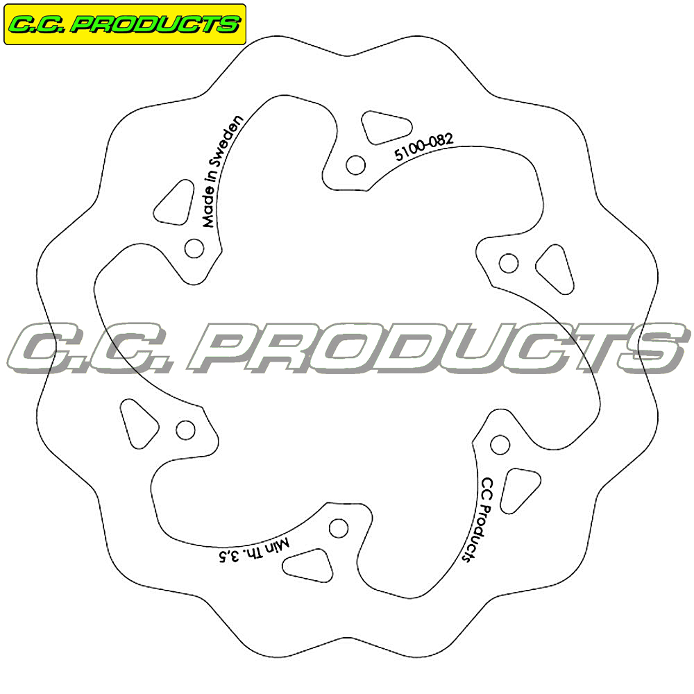 Bromsskiva Bak - RIEJU Enduro 21- 220 mm