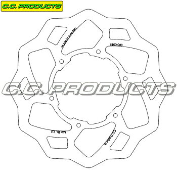 Brake Disc Front - RIEJU 21- 260 mm