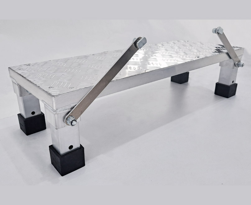 Tillgångstrappa Aluminium / 1 - 4 steg - 3