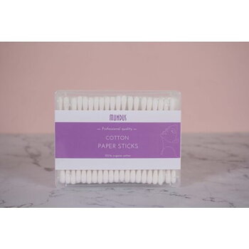 Q-tips papir pinne