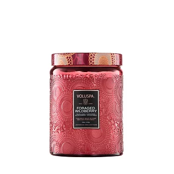 Foraged Wildberry Large Glass Jar - Japonica 