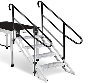 Ihopfällbar aluminiumtrappa / 4 eller 6 steg