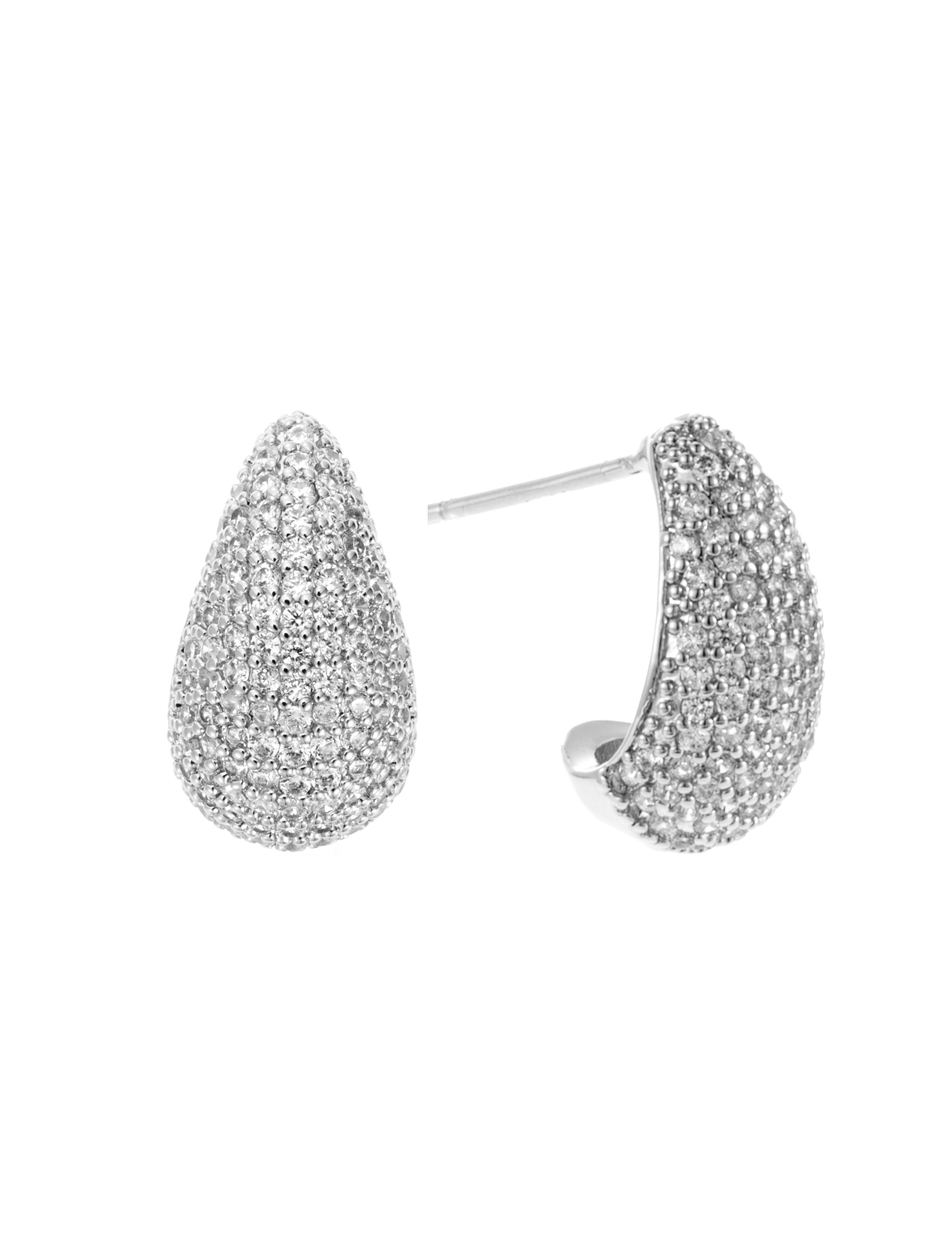 Corinne crystal small earring steel - 6