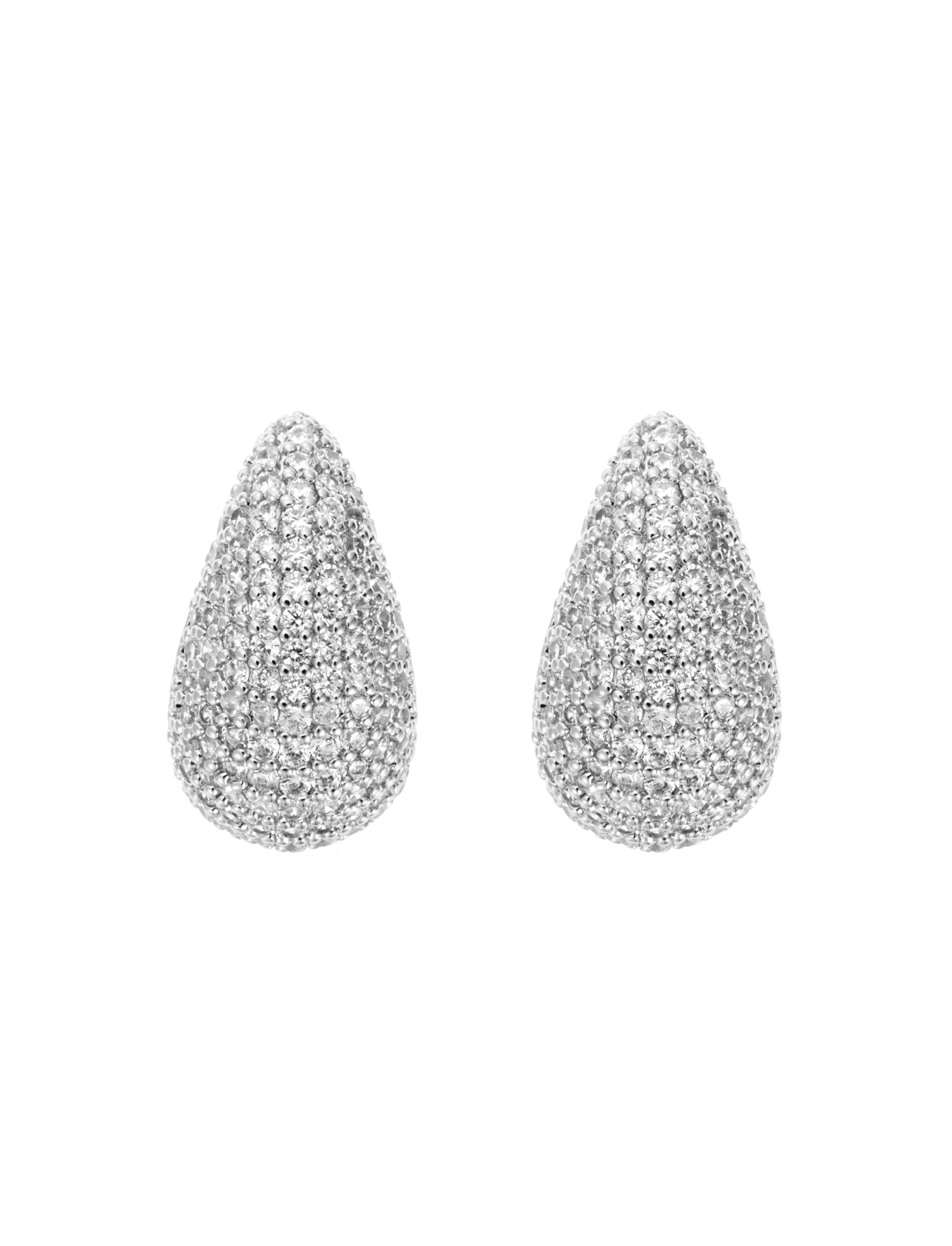 Corinne crystal small earring steel