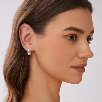 Corinne small earring silver