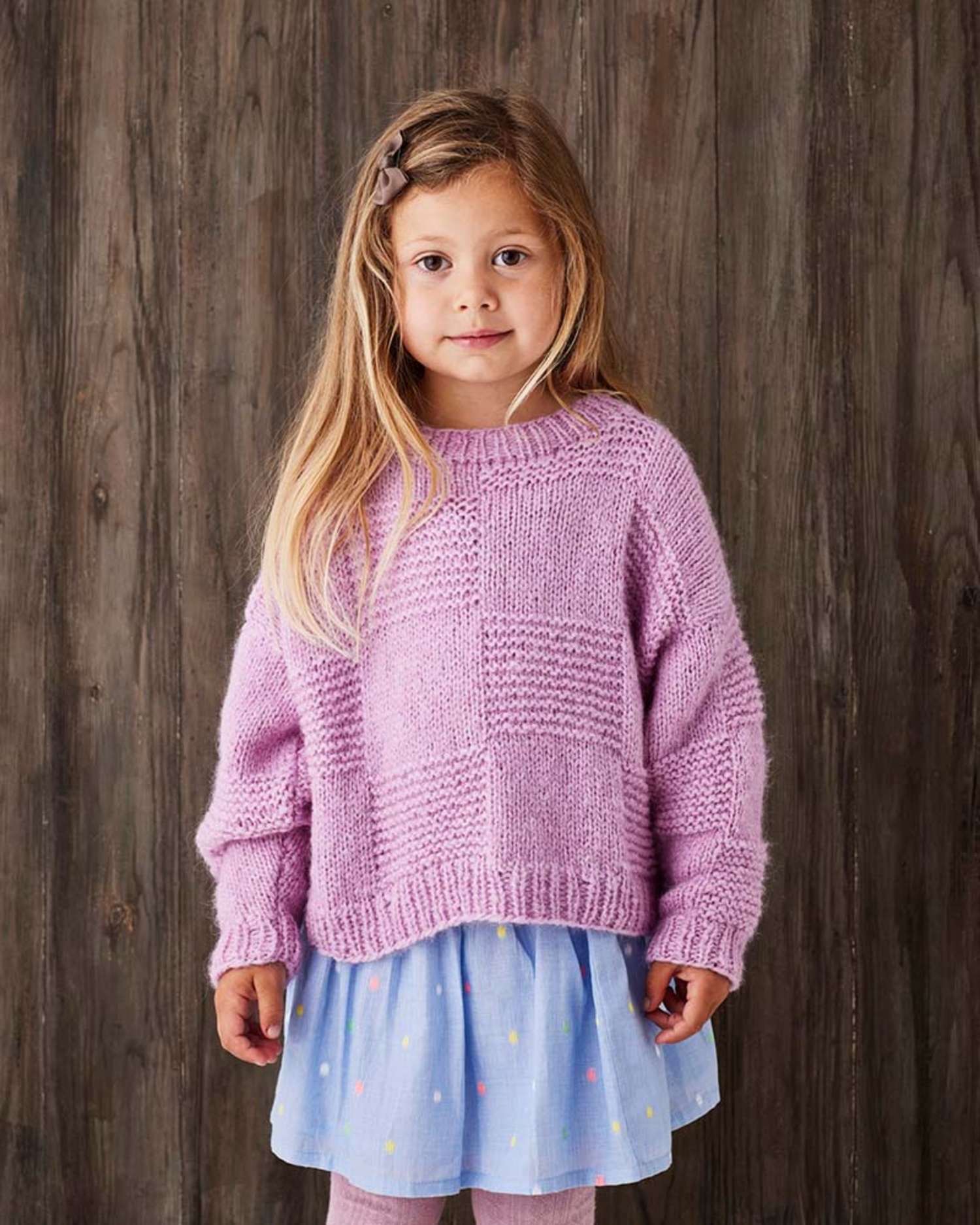 Rutig tröja till barn  - Alice 8962132 PDF