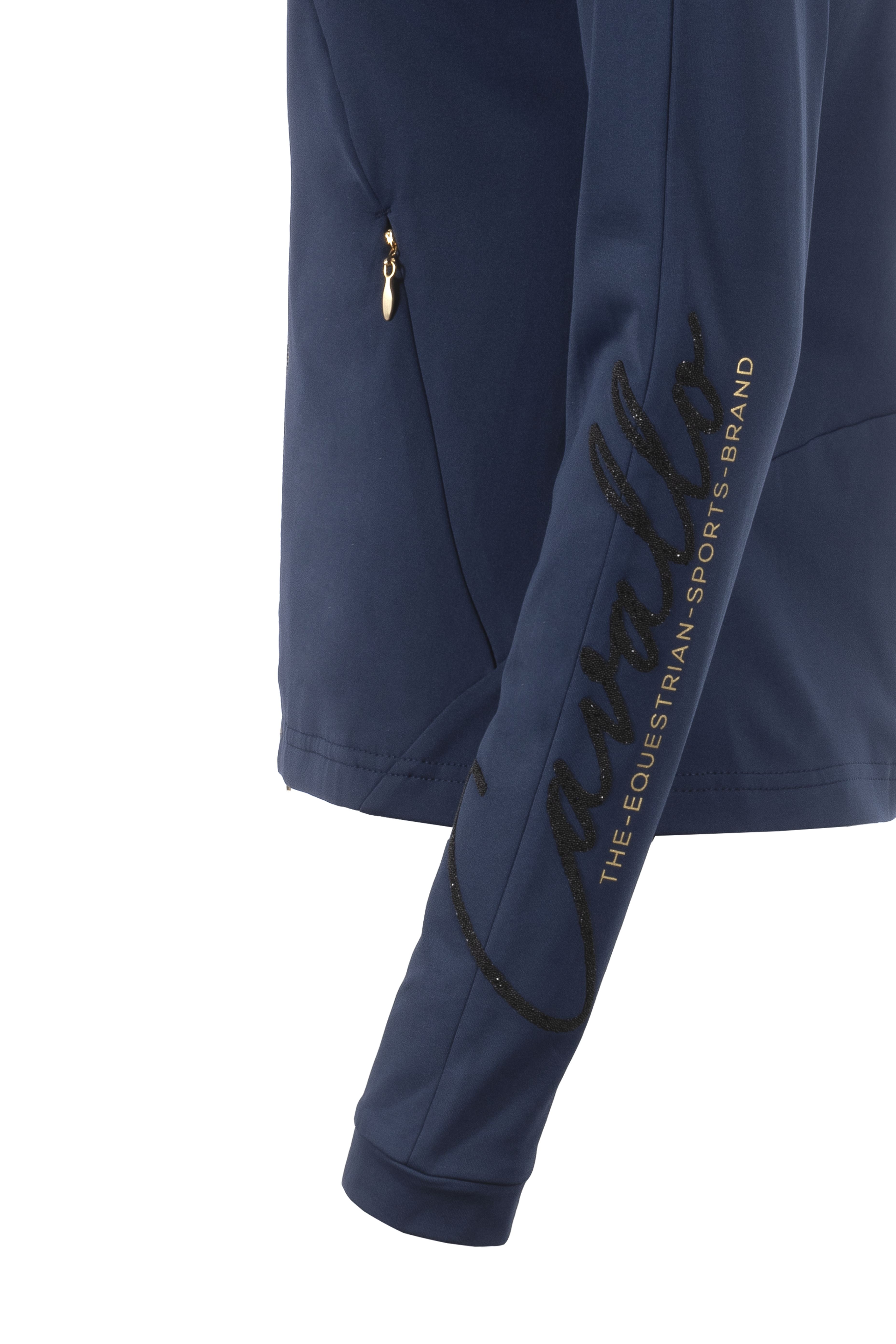 CAVALMADDIE Stand-Up Collar Jacket - Nightblue - Elegant 
