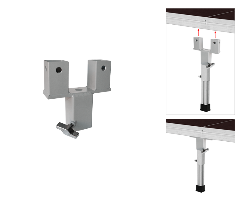 Adaptor / sammanfoga podier med ett ben - 2