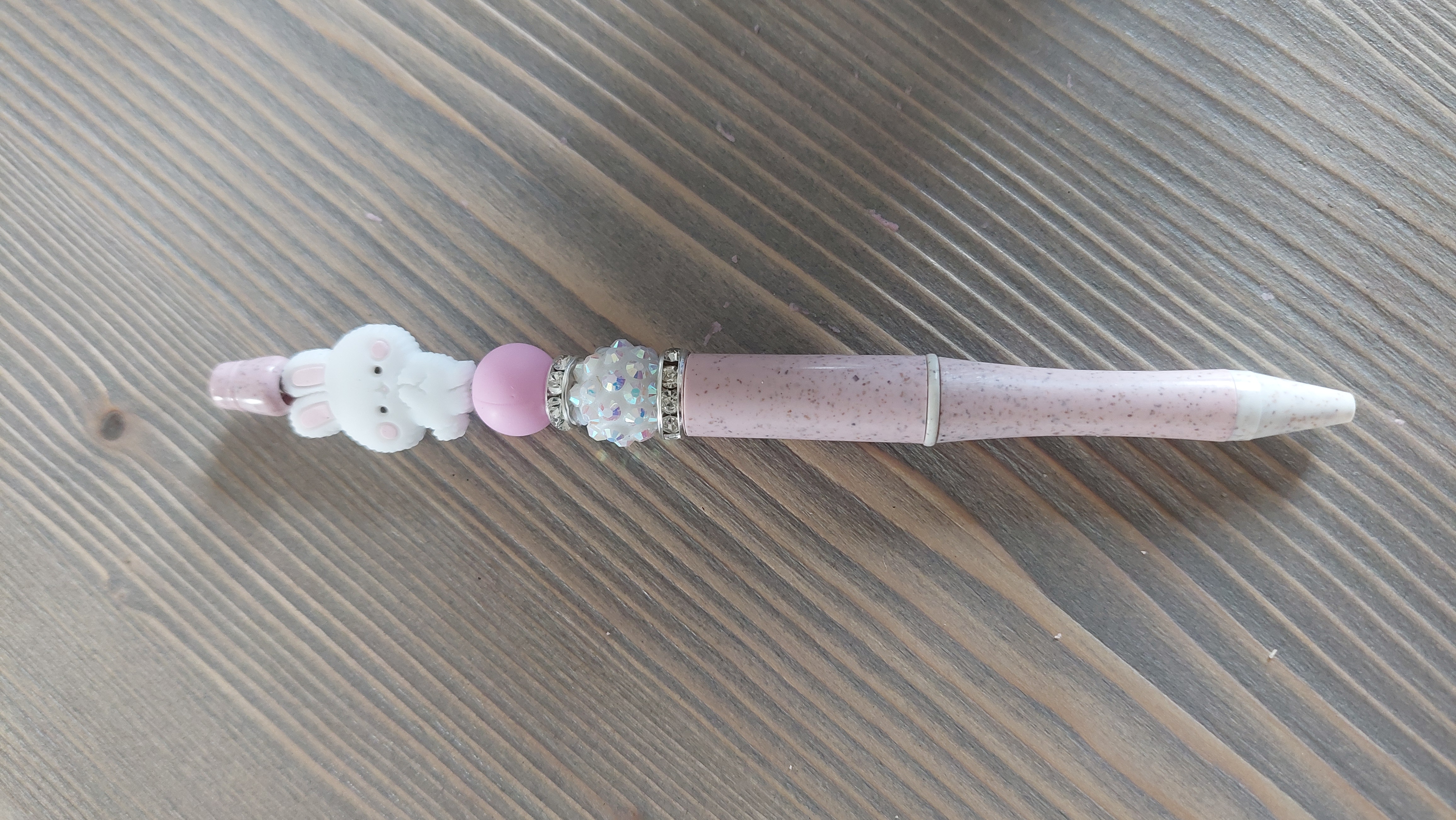 Pärlpenna - Rosa - Söt Kanin