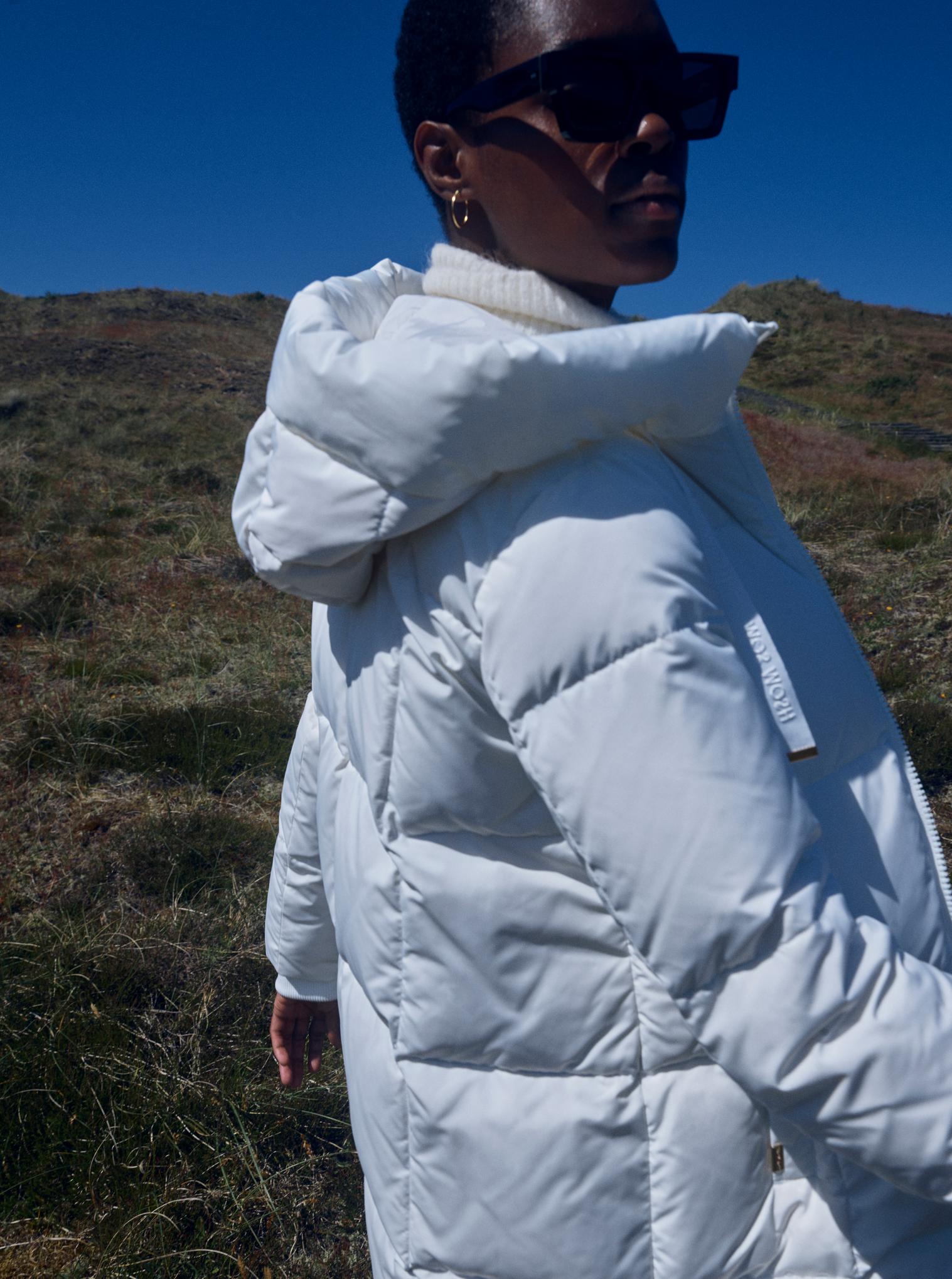 =New= Mos Mosh Nova Square Down Coat White - 6