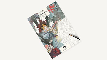Alphonse Mucha, Artist Colouring Book