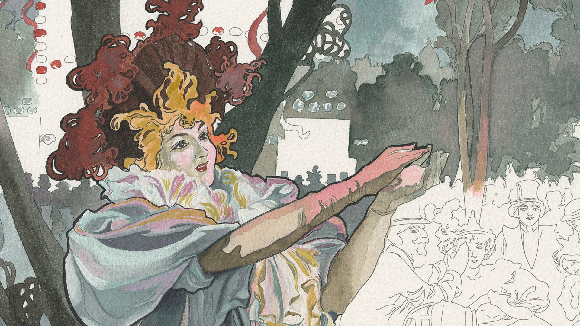 Alphonse Mucha, Artist Colouring Book - 4