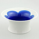 Inger Persson (Anemon 1960s) Widening Bowl with Blue Flower Decor 19 cm