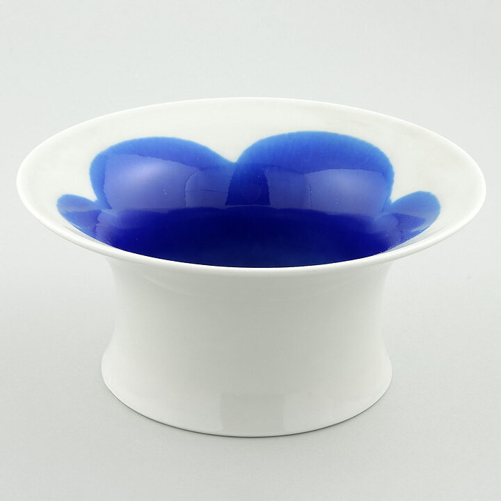 インガー・パーソン  Anemonシリーズ  青い花模様のボウル  (19cm)  1960年代  