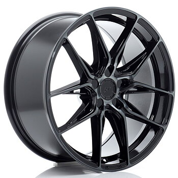 JR Wheels JR44 18x8 ET20-42 Oborrad Black Machined w/Tinted Face