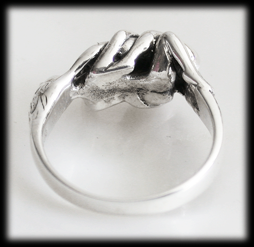 "I love sex" Erotisk silverring. - 3