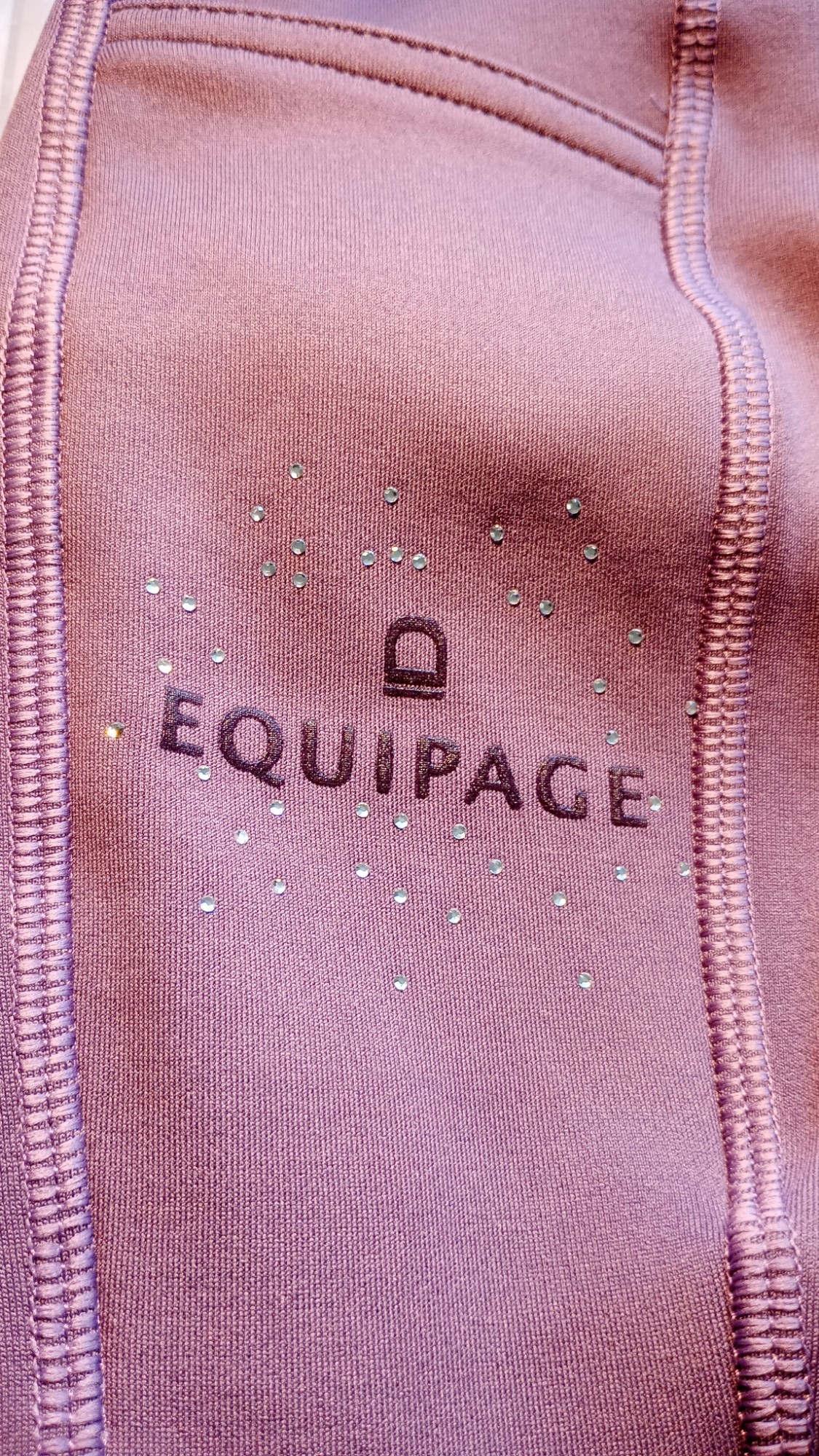 Equipage Sophia vinter ridetights til barn lilla eller navy - 5
