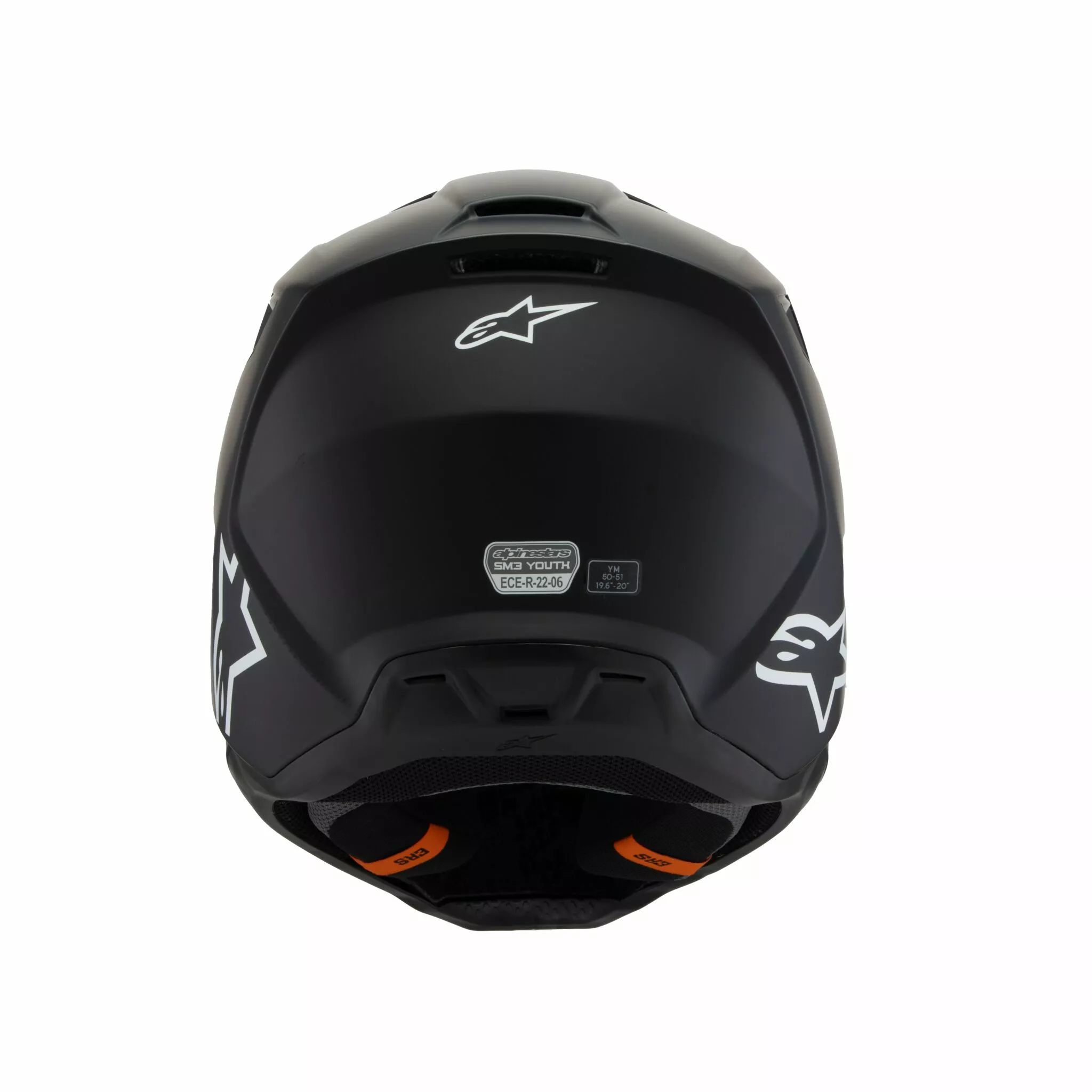Alpinestars Youth S-M3 Solid Crosshjälm Svart - 3