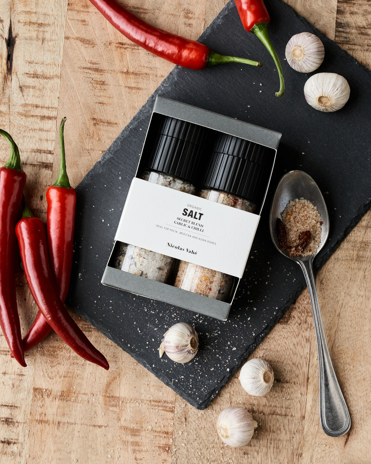 NICOLAS VAHÉ Presentask med Secret blend & Salt, Garlic & Chilli - 2