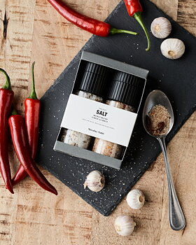 NICOLAS VAHÉ Presentask med Secret blend & Salt, Garlic & Chilli