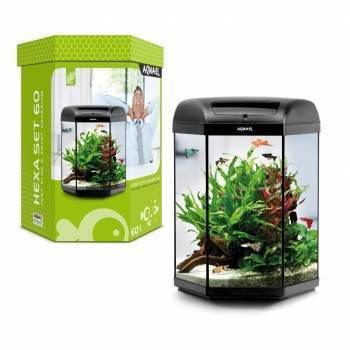 Aquael Hexa Set D & N  LxBxH: 41x41x60 cm, 60 liter
