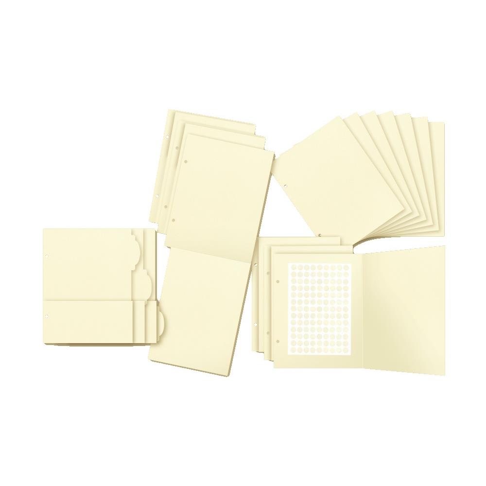  Graphic45 - Staples Binder Album With Interactive Pages - Ivory - 4
