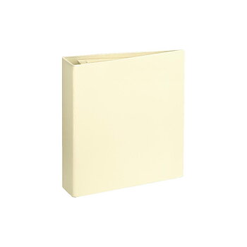  Graphic45 - Staples Binder Album With Interactive Pages - Ivory