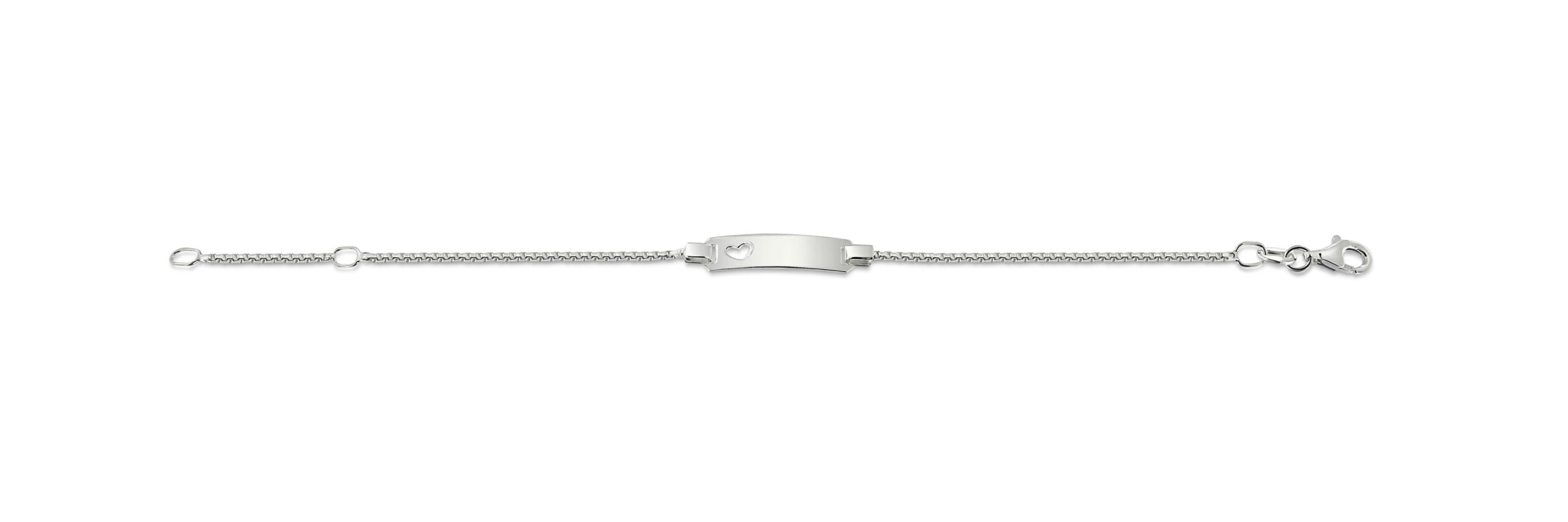 Sølv armbåndsbakke med hjerte - 2
