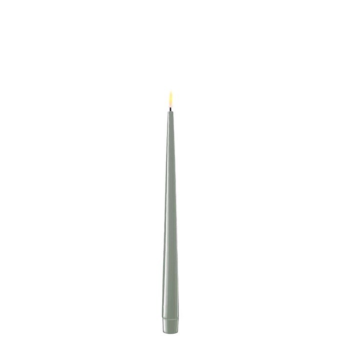 DELUXE HOMEART LED Herrgårdsljus lack 2-pack 28cm Salvia