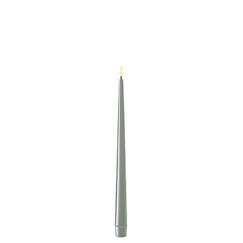 DELUXE HOMEART LED Herrgårdsljus lack 2-pack 28cm Salvia