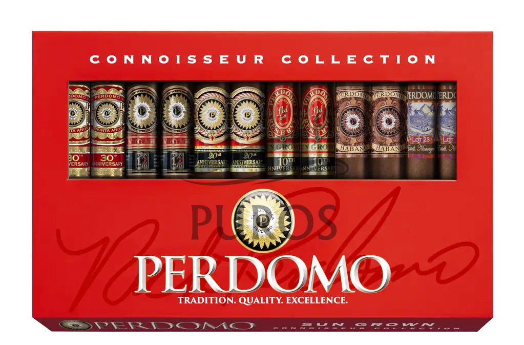 Perdomo Connoisseur Collection Sungrown - 12 Cigarrer