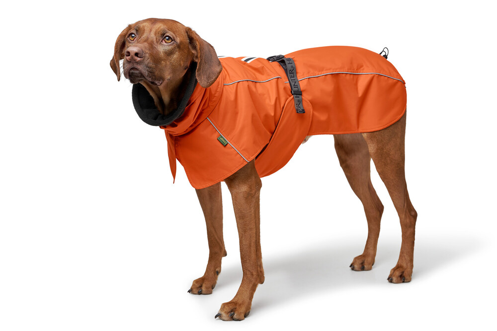 HUNTER Nordby täcke fodrat orange