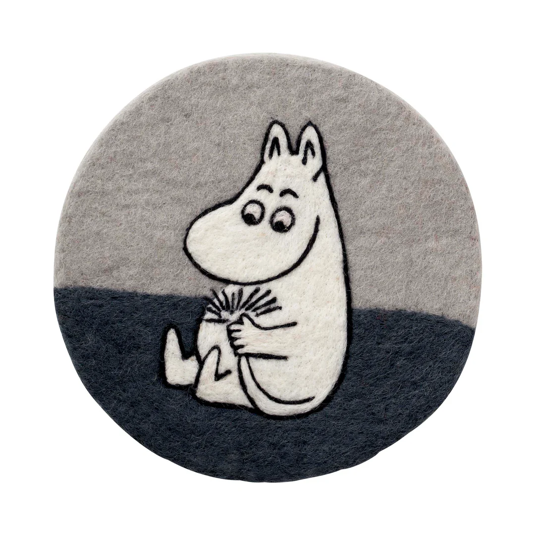 Mumin sittunderlag grå - Klippan Yllefabrik