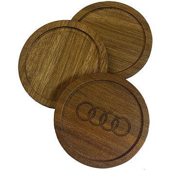 Träunderlägg 80 mm med gravyr
