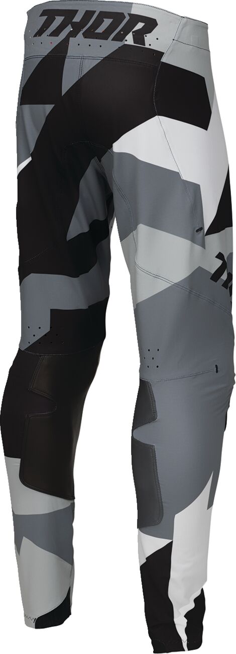 THOR SPORTMODE Brave Crossihousut Musta/ Harmaa/ Valkoinen - 4
