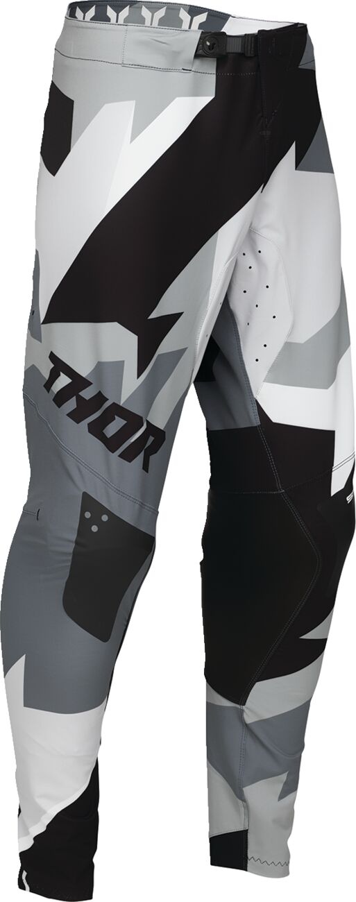 THOR SPORTMODE Brave Crossihousut Musta/ Harmaa/ Valkoinen