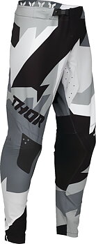 THOR SPORTMODE Brave Crossihousut Musta/ Harmaa/ Valkoinen