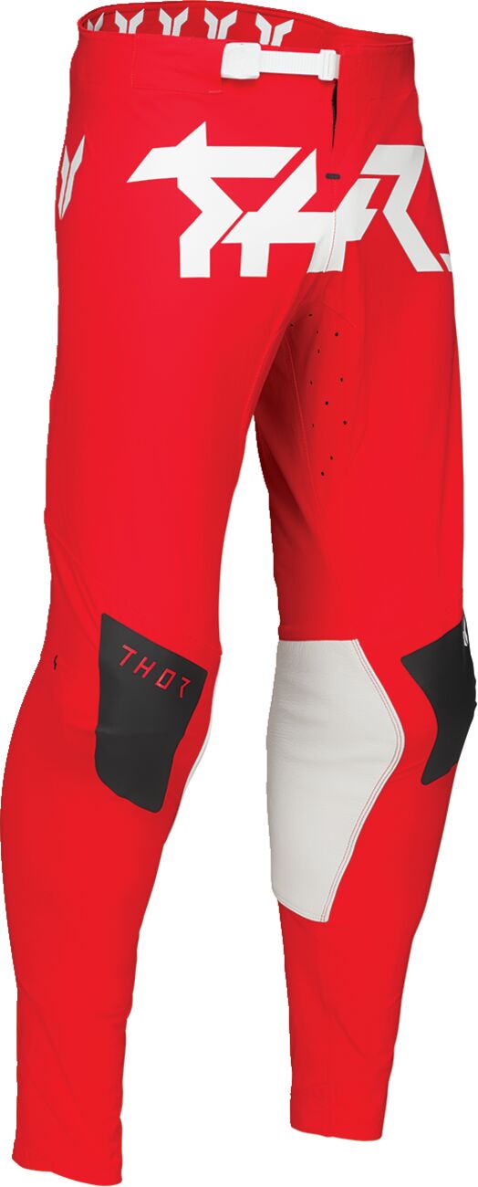 THOR SPORTMODE Riot Crossbyxor Svart/ Röd/ Vit