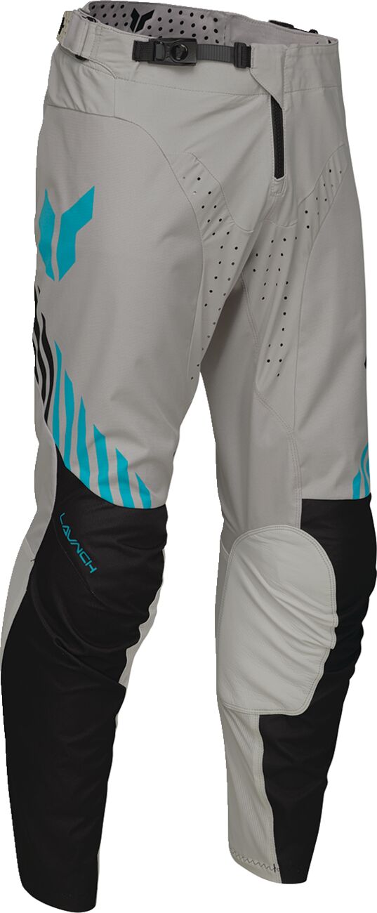 THOR LAUNCHMODE Zone MX Pants Black/ Light Grey/ Sand/ Turquoise