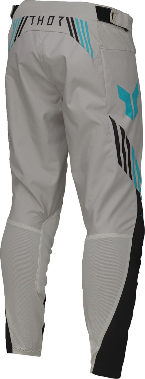 THOR LAUNCHMODE Zone MX Pants Black/ Light Grey/ Sand/ Turquoise - 4