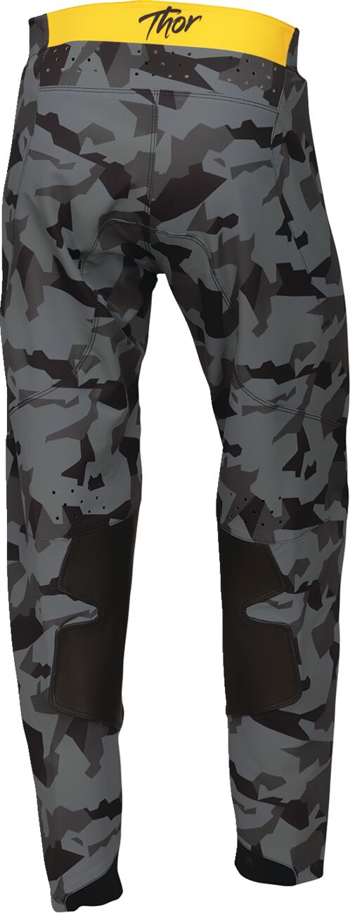 THOR Women's SPORTMODE Shadow Crossbyxor Svart/ Camo Grå/ Gul - 2