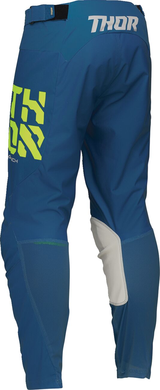 THOR Youth LAUNCHMODE Forge Crossbukser Blå/ Hi-Vis Gul/ Grå - 4