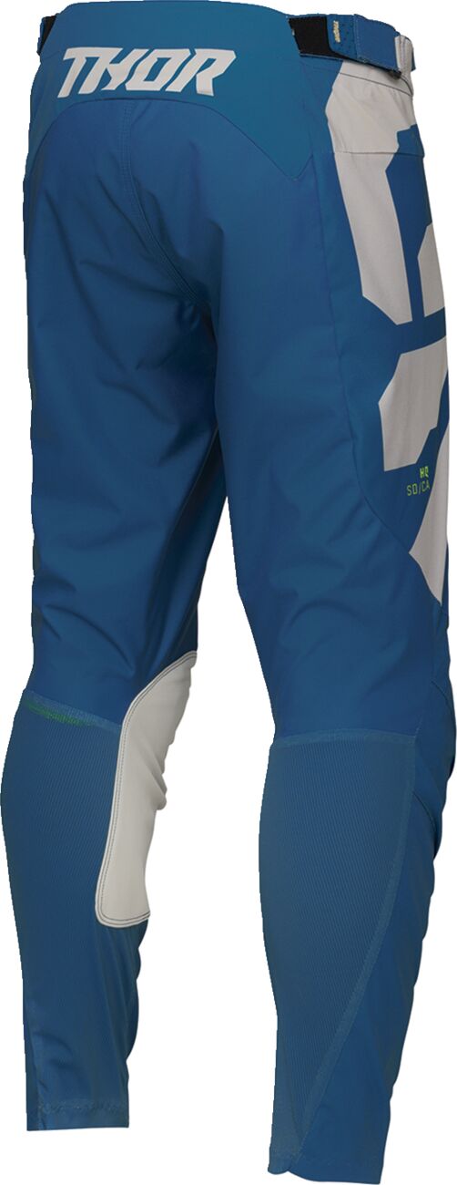 THOR Youth LAUNCHMODE Forge Crossbukser Blå/ Hi-Vis Gul/ Grå - 2
