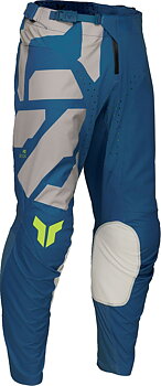 THOR Youth LAUNCHMODE Forge Crossihousut Sininen/ Hi-Vis Keltainen/ Harmaa