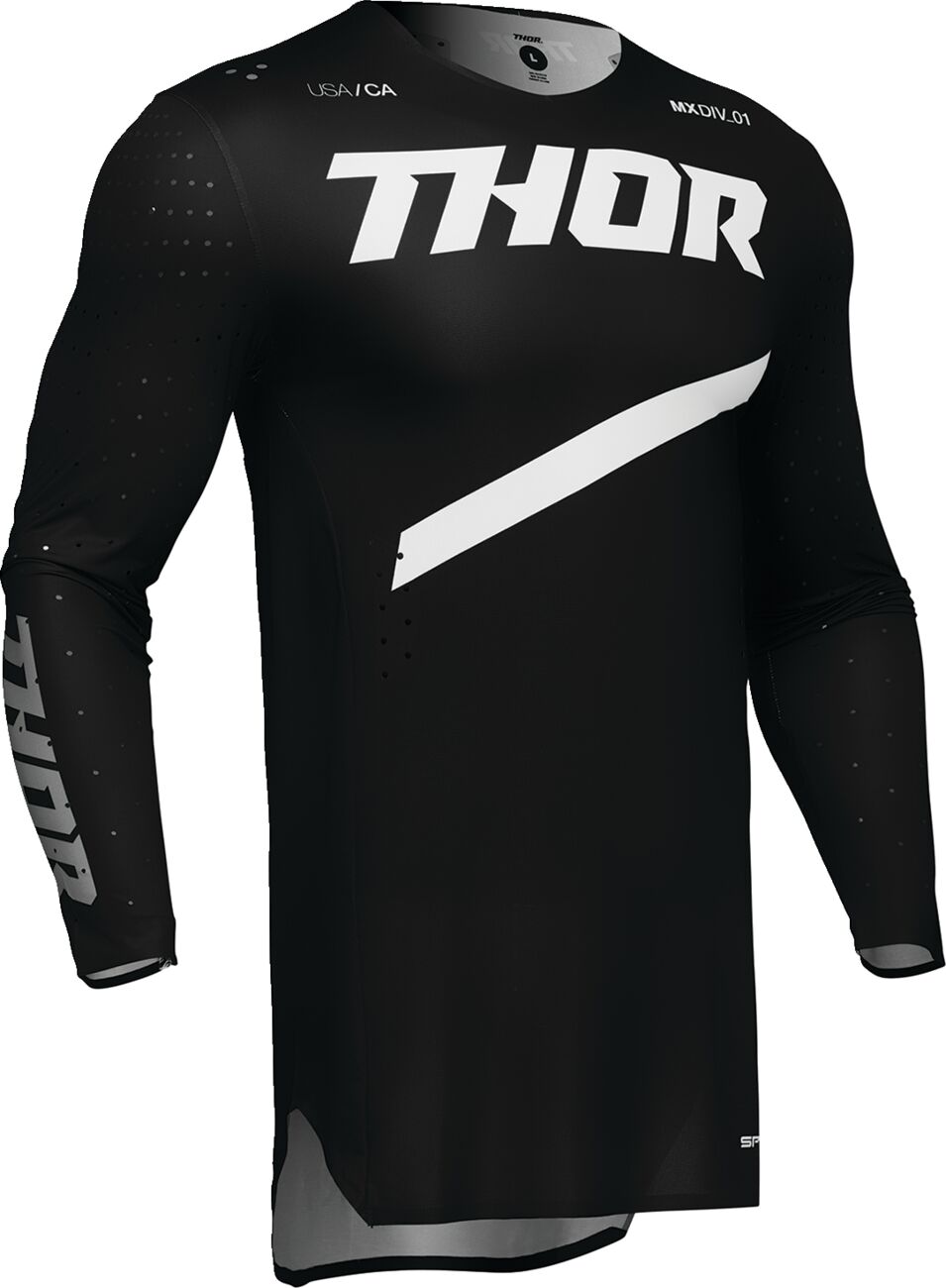 SPORTMODE Brave Maglia Cross THOR Nero/ Bianco - 2