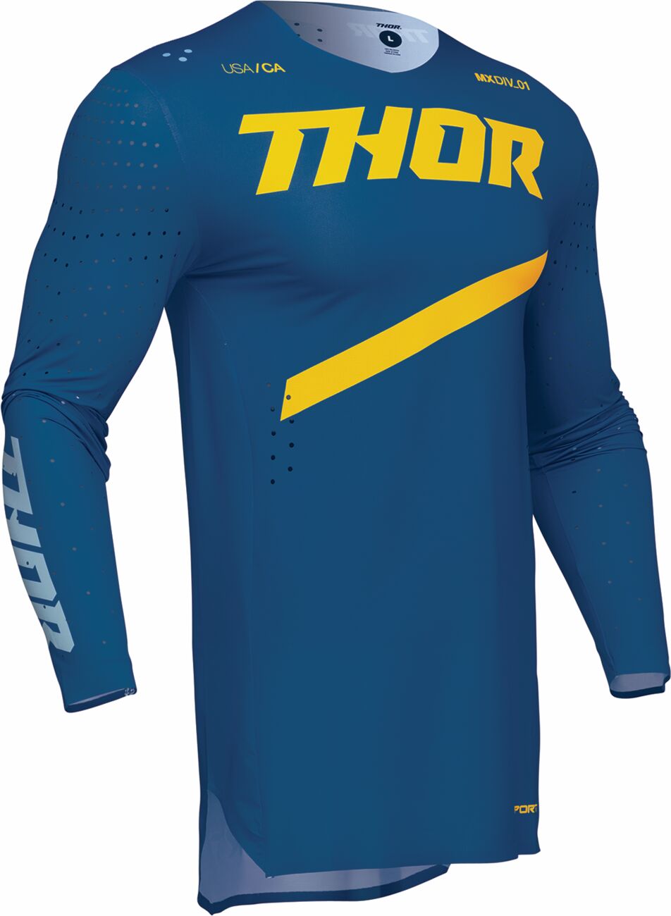 THOR SPORTMODE Brave Crosstrøje Blå/ Gul - 5