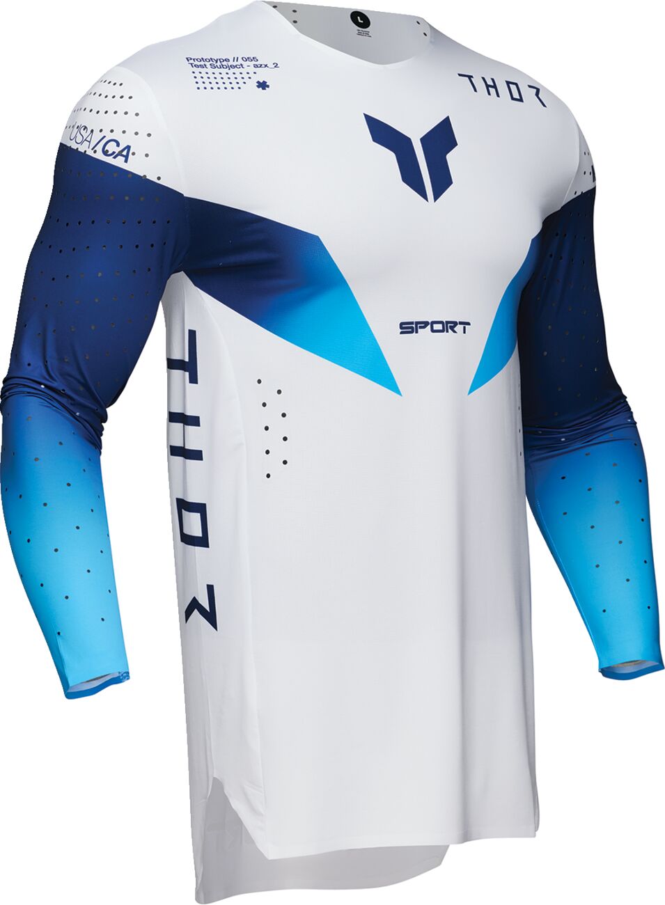 THOR SPORTMODE Strike MX Jersey Blue/ Blue/ White - 2