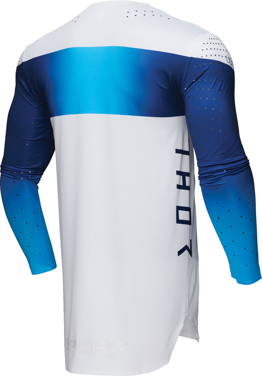 THOR SPORTMODE Strike MX Jersey Blue/ Blue/ White - 4