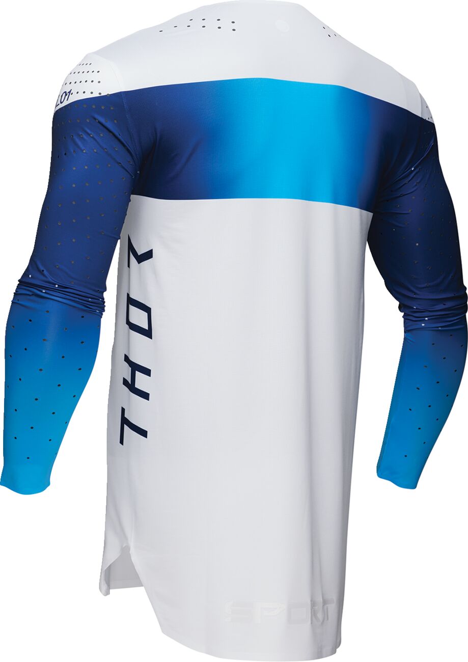 THOR SPORTMODE Strike MX Jersey Blue/ Blue/ White - 3