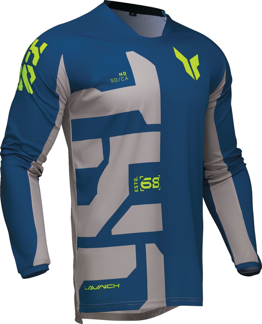 THOR LAUNCHMODE Forge Crosstrui Blauw/ Hi-Vis Geel/ Grijs